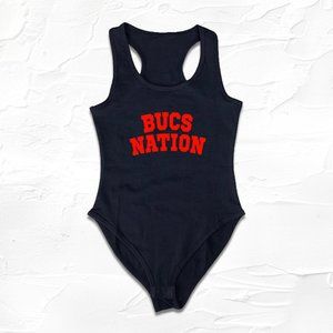 Black Tampa Bay Buccaneers Bodysuit, Buccaneers, Bucs, Women's Tampa Bay Pride